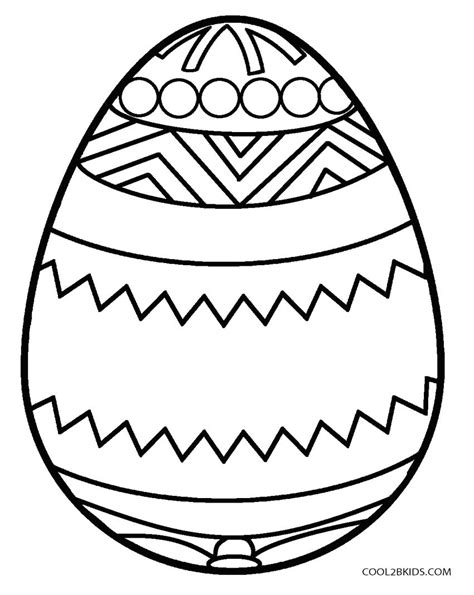 Easter Egg Color Printables